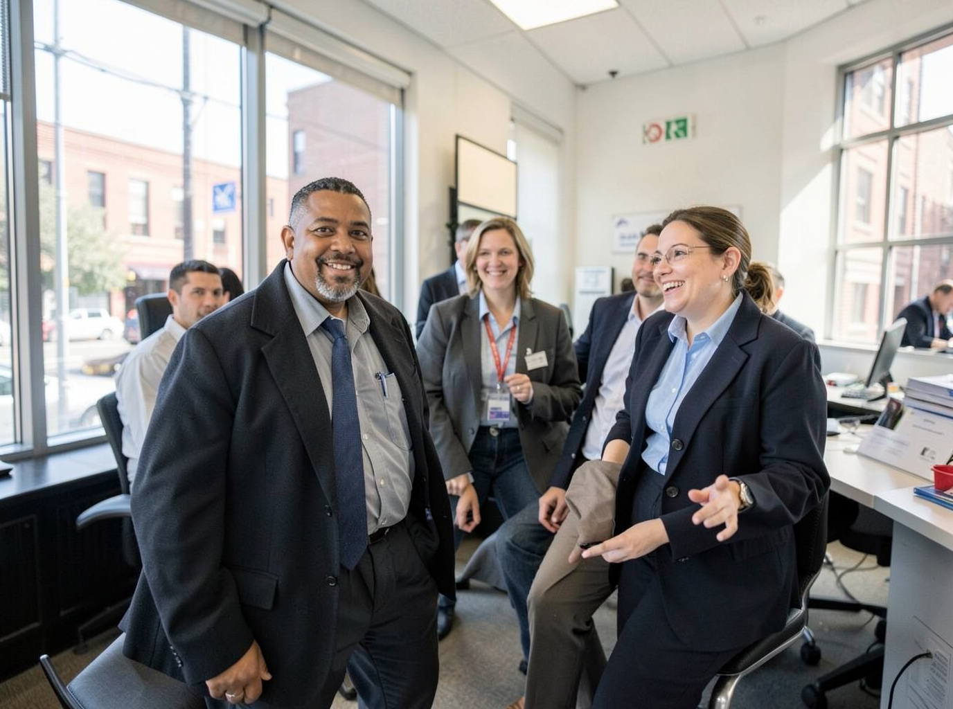 The UA Rebooking Center team at work in Chicago