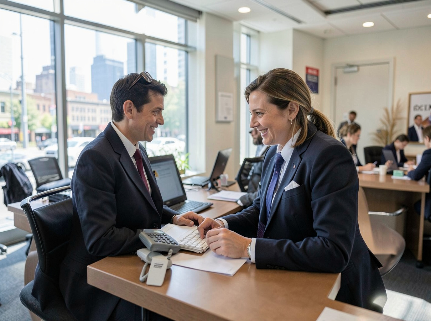 Airline Customer Service work by UA Rebooking Center in Chicago, IL